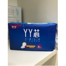 YY Extra Long Night Sanitary Pads (爱生活YY芯无感无忧特长夜用棉柔4片卫生巾 430mm) - PV5.9