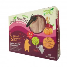 Love Earth Organic Baby Noodles for 7 months above (BeetRoot, Pumpkin and Plain Wheat)