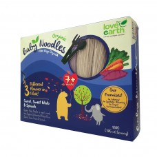 Love Earth Organic Baby Noodles for 7 months above (Carrot, Sweet Potato and Spinach)